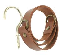 ibasenice Curtain Leather Holder Curtain Tie Strap 100% Pu Leather and Alloy Multi-functional Easy to Use Modern Stylish Home Accessory for Bedroom and Hotel Use