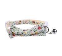 ibasenice Cute Adjustable Bow Tie Cat Collar with Bell Cozy Cat Collar for Kittens and Puppies Safety Buckle Design for Photo Shoots and Everyday Wear