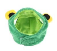 ibasenice Cute Frog Cosplay Pet Hat Lightweight Cotton Headwear for Dogs Cats Adorable Party Costume Accessory for Birthdays Halloween Festive Celebrations