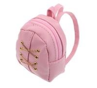ibasenice Cute Mini Doll Zipper Backpack with Built Coin Purse for Miniature Bag Promotes and Organizational Skills Doll Accessory for Daily Essentials