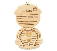 ibasenice Cute Teeth Storage Box First Tooth Keepsake Organizer for Boys Girls for Newborns Cherish Childhood Memories Smooth Finish and Safe for Boys and Girls