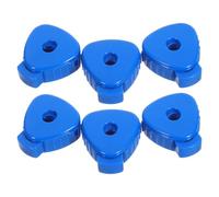 ibasenice Cymbal Nuts for Practice Sessions and Performances 6pcs Blue Plastic Universal Compatibility and Quick Installation Compatible with 6-8mm Drum Hardware