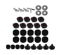 ibasenice Cymbal Replacement Parts Clutch Felts Drum Cymbal Felt Pads Wing Nuts Washers Plastic Sleeves Drum Key for Repair Kit