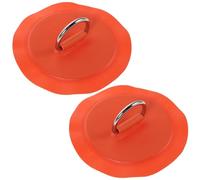 ibasenice D Ring Patch Stable Anchor Points and Dependable Fixings Orange Stainless Steel 2pcs Sturdy Pvc Material for Paddle Boards and Surfboards for Water Activities and Water Sports