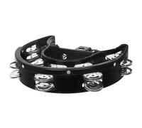 ibasenice Dance Hand Bells Hand Shaking Bells Small Double Row Tambourine Musical Educational Toys Rhythm Instruments for Parties Made of Material Easy to Grip for Boys and Girls Adults