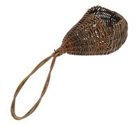 ibasenice Decorative Rattan Bird Nest for Small Birds Handwoven Hanging for Parrots Natural Straw Design for Home and Garden Decor for Cozy Nesting Spaces