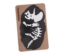 ibasenice Dinosaur Skeletons Puzzle Wood Educational Toy for Toddlers 1-3 Years Old Toddler Learning Puzzle Triassic Dinosaur Fossil Montessori Toy