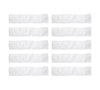 ibasenice Disposable Elastic Non-woven Fabric Headbands Breathable Hairbands 48pcs to Keep Hair in Place for Skin Care and Makeup for Bath and Face Wash