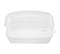 ibasenice Diving Masks Case Clear Plastic Protective Container Lightweight Portable Snorkeling Gear Storage Box with Quick for Swimming Scuba Ski Snowboard and Water Sports