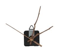 ibasenice DIY Clock Making Kit with Walnut Wood Hands and Quartz Movement, Easy Installation, Silent Battery Operated Mechanism for Custom Wall Clocks and Unique Clocks