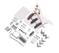 ibasenice Diy Electric Guitar Kit with Full Accessories St Style Includes Pickguard Tremolo Bridge Single-coil Pickups Easy Assembly for Beginners and Guitar Enthusiasts