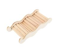 ibasenice DIY Hamster Cage Ladder Made of Premium Wood Material for Small Pets Providing Exercise Opportunity and Preventing Chewing with Delicate Appearance, Suitable for Hamster Cage
