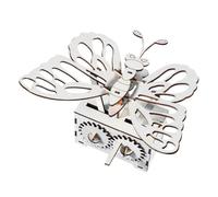 ibasenice DIY Hand Cranked Butterfly Science Experiment for Educational Stem Craft Kit Enhances Learning Skills and Critical Thinking with Mechanical Gear Assembly for Teens
