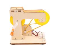 ibasenice DIY Hand-cranked Electricity Generator Model Educational Stem Science Experiment for Easy Assembly Teaching Kit for Circuit Learning and Creative Intelligence Development