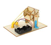 ibasenice DIY Hydropower Plant Science Kit for Years Old Educational Stem Assemble Electric Learning for School Physics Experiments and Intellectual Development