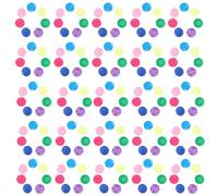 ibasenice DIY Nonwoven Fabric Circles 1000Pcs, Round Felt Pads Mixed Colors 2.5Cm for Hair Accessories and Handmade Crafts