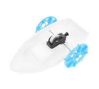 ibasenice DIY Paddle Boat for Educational Science Experiment Kit Build Your Own Floating Boat Model Plastic Water Play for Bath Pool and Beach Fun