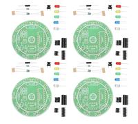 ibasenice DIY Soldering Practice Kit Plastic Material 4 Sets with Realistic Hand Soldering Experience Reliable for Continuous Use for Beginners and Hobbyists for School and Home