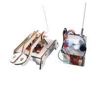 ibasenice Diy Telegraph Toy Kit Science Experiment Model with Transmitter Receiver Learning Project to Spark Interest Technology Stem Educational Craft for Family Fun