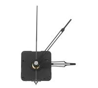 ibasenice DIY wall clock movement kit, wall clock mechanism, silent quartz clock movement parts, 22 mm shaft length, 13 mm thread, easy installation, black, 1 Set, offices