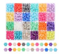 ibasenice DIY Wax Seal Stamp Kit with Colourful Wax Beads and Convenient Storage for Envelopes and Packages for Christmas and New Year Crafts