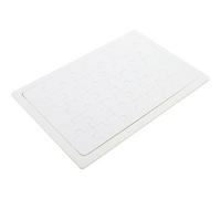 ibasenice DIY Wooden Jigsaw Puzzle A4 Rectangle Heat Transfer Sublimation Blank Puzzle Piece for Craft Painting and Cognitive Plaything for Birthday and Creative DIY