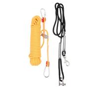 ibasenice Dog Long Line Dog Camping Cable Strong Bearing Capacity Smooth Sliding Pet Tie Out Cable Chains for outside Outdoor Pet Supply Lightweight and Portable