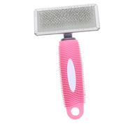 ibasenice Dog Pin Brush for Cats and Dogs Durable Steel Pet Grooming Tool Efficient Shedding and Tangle Reduction Comfortable Grip for Quick Grooming
