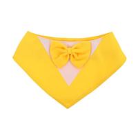 ibasenice Dog Wedding Bandana with Bow Tie Adjustable Pet Collar for Small Medium Large for Weddings Parties Valentine Day and Special Celebrations