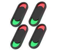 ibasenice Door and Signs Switchable with Acrylic Restroom Status 4pcs Feature, Easy to Use Privacy Indicator Slide Vacancy and Occupied Door Plaques for Hotels Public Restrooms