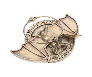 ibasenice Door Knocker Antique Style Bat Shape Resin with Easy Installation for Villa Doors for Property Aesthetic Enhancement