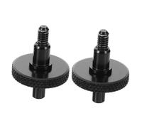 ibasenice Double Bass Bridge Screw Adjustable 1 Pair Metal Split Bridge Accessories Convenient Tone Adjustment Stable Performance Black Easy to Install