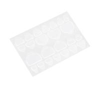 ibasenice Double Sided Nail Tabs for False Toenails and Natural Nails, Strong Viscosity Adhesive Tape, 10 Sheets for Professional and Home Manicure Use
