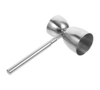 ibasenice Double Sided Stainless Steel Cocktail Measuring Jigger 30ml 60ml Silver Bar Tool for Party Banquet with Accurate Ingredient Measurement