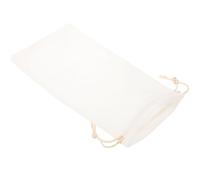 ibasenice Drawstring Ballet Shoe Storage Bag for Women Velvet Dance Shoe Pouch with Double Drawstrings Portable Carrying Bag for Travel and Home Organization