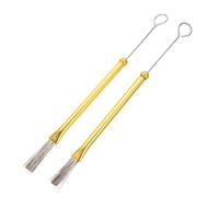 ibasenice Drum Brush Handle Wire Brush for Drums Jazz Stick Wire Detail Non-slip Grip