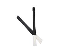 ibasenice Drum Brush Sticks for Drums Pair Retractable Nylon Black White Lightweight Telescopic Flexible Tips for Easy Playing W111