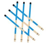 ibasenice Drum Brushes for Drums 3 Pairs Set Soft Crisp Tones for Students Beginners Adults