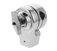 ibasenice Drum Clamp for Cymbal Stand with Quick Release Mechanism Silver Cymbal Holder Rod Attachment Noise Reduction and Enhanced Stability Percussion Drum Hardware Accessories