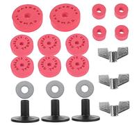 ibasenice Drum Cotton Pad for Drum Cymbal Clutch Including Eva Pads Replacement Accessories