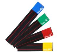 ibasenice Drum Dampening Belts 4 Pack Cymbal Mute Elastic Belts Sound Reduction for Practice Low Volume Drumming
