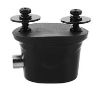 ibasenice Drum Ear Accessories Black Single End Lug for Snare Tom Bass Drum Percussion Instrument Parts Lugs Replacement for Musical Instrument