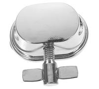 ibasenice Drum Mount Bracket for Snare Drum Leg Clamp Sturdy Plated Construction Easy to Install for Tom Stand and Percussion Performance