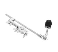 ibasenice Drum Stand Splash Cymbal Stand Drum Rack Mount Bracket Cymbal Arm with Clamp Stacker Boom Mount Percussion Accessories Attachment Metal Silver