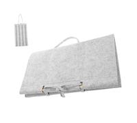 ibasenice Drumstick Bag Portable Felt Drumstick Holder with Elastic Loops Wall Mounted Storage for Drummers Secure Drum Mallet Organizer for Practice and Performance