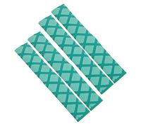 ibasenice Drumstick Wraps Made of Irradiation Cross-linked Polyethylene 2 Pairs Green Anti-slip Sleeve Protecting Drumsticks from Damage with Repeatable Water Washing for Drum Players
