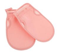 ibasenice Dual Sided Exfoliating Gloves for Removing Dead Skin Cells 2pcs for Men and Women, Polyester Material, Soft and Comfortable Bath Scrubbing Mitts for Shower and Body Care