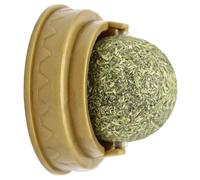 ibasenice Edible Catnip Ball for Cats and Playful Design Plastic and Mint Material Spherical Shape Snack for Cat Health and Energy