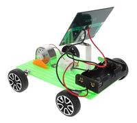 ibasenice Educational DIY Solar Car Model Kit for Portable Solar Powered with Flexible Assembly Safe and Sturdy Construction Enhances Engineering Skills and Science Learning Through
