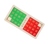 ibasenice Educational Number Slide Puzzle Brain Teaser for Interactive Dual Player Logic Game Early Learning Plaything for Developing Thinking and Imagination Skills